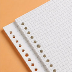 A4 Loose Leaf Paper 60 Sheets 30 Holes Student Notebook Exam Clip Replacement