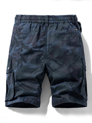 Men's Camo Shorts with Pockets for Outdoor Workouts