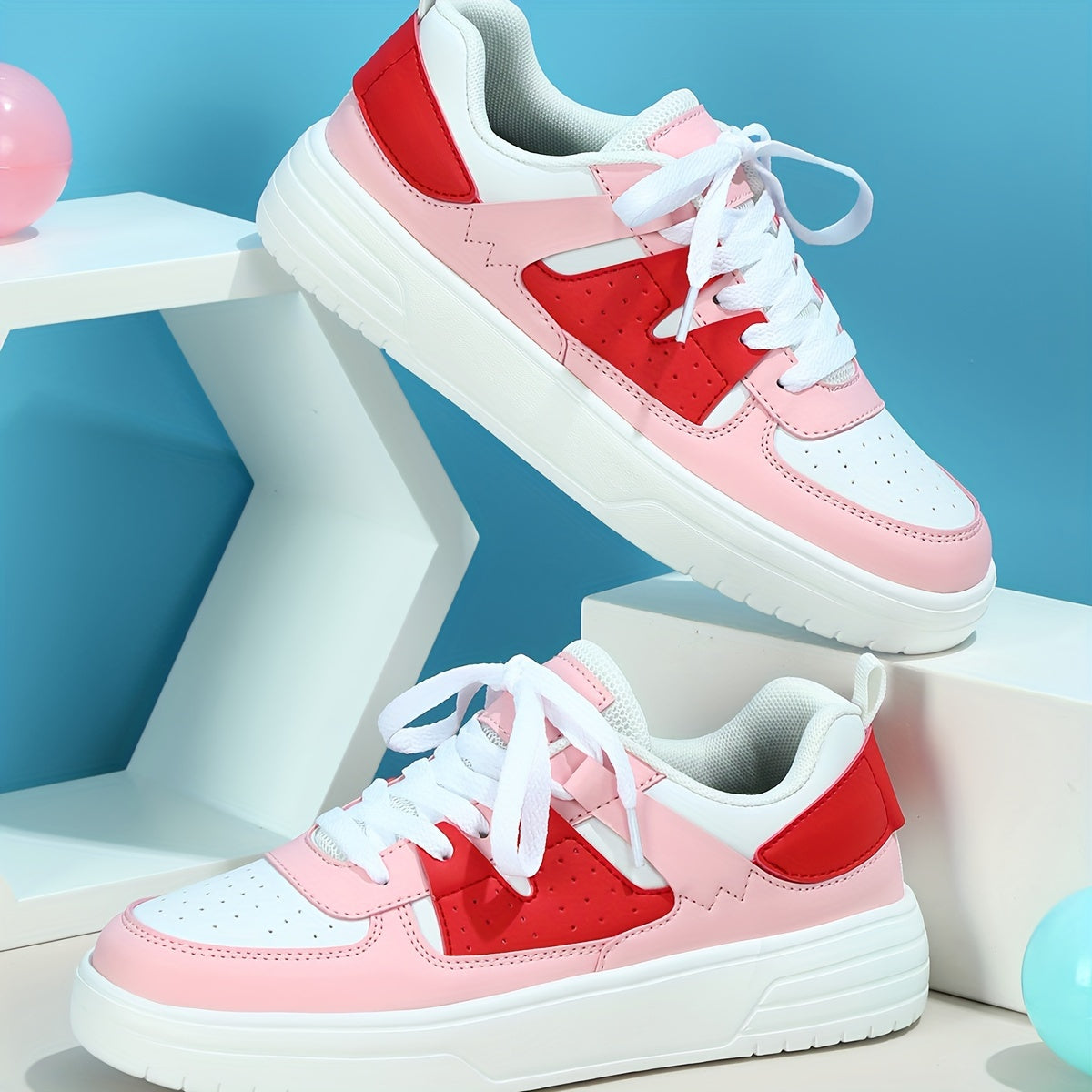 Chunky Heighten Breathable Sneakers Wear Resistance Skate Shoes