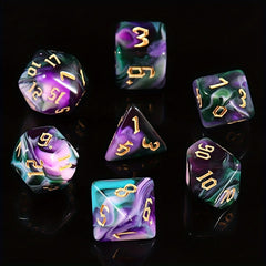 7-Piece Dice Set for Games and Parties