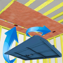 2pcs Woodworking Ceiling Installation Aid Plate- Renovation Tools