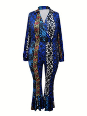 Street Style Flared Leg Jumpsuit