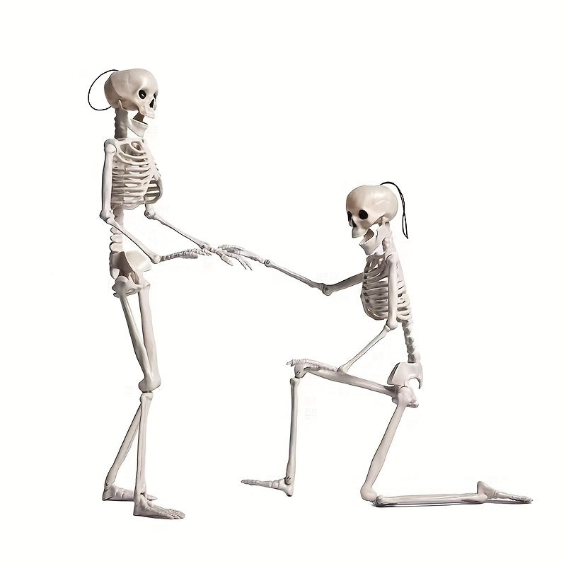 2pcs Halloween Skull Skeleton with Movable Joints - Halloween Gift