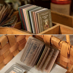 Retro Sulfate Paper Book Decoration DIY 50 Patterns 50 Sheets