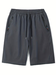 Men's Side Pocket Drawstring Shorts for Summer