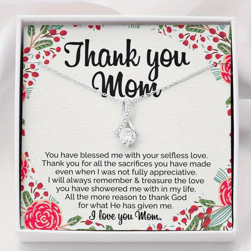 Sentimental Mom Gift From Daughter Mom Necklace Mom Birthday Gift From Daughter