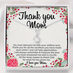 Sentimental Mom Gift From Daughter Mom Necklace Mom Birthday Gift From Daughter