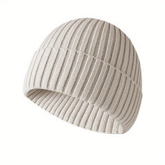 Kids' Windproof Wool Knit Beanie Hat with Ear Protection