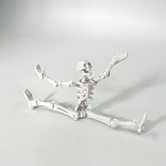 5pcs Movable Skeleton Figurines DIY Articulated Joints Full Body ABS Skeletons