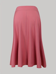 Women's Maxi Skirt with Bow Knot Belt