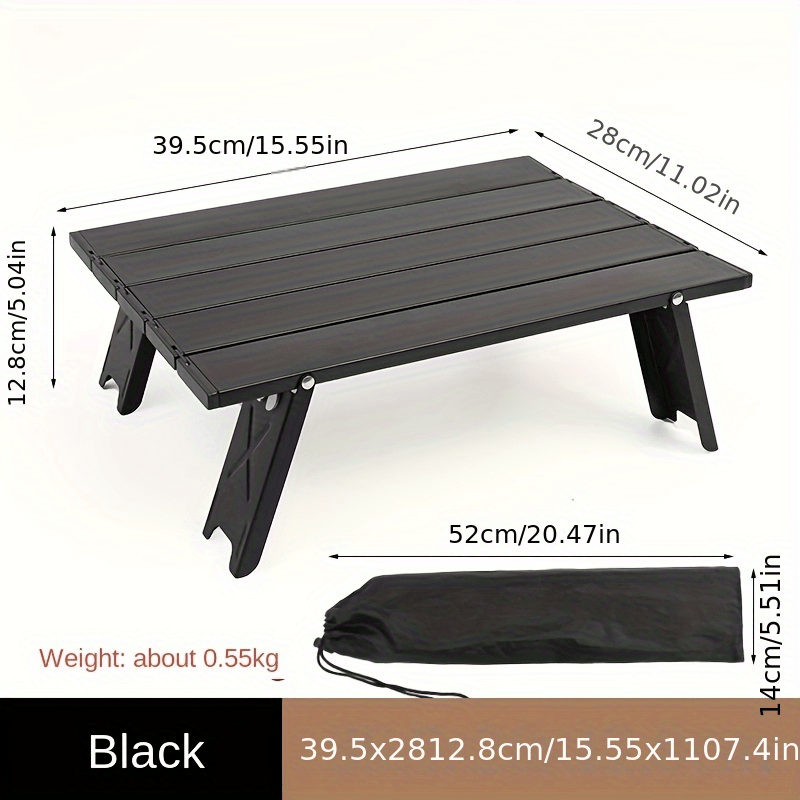 Portable Aluminum Folding Table for Outdoor Picnics BBQs Camping