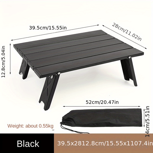 Portable Aluminum Folding Table for Outdoor Picnics BBQs Camping