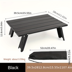 Portable Aluminum Folding Table for Outdoor Picnics BBQs Camping