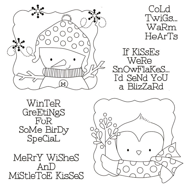 Cartoon Animals Clear Stamp for DIY Scrapbooking Card Making