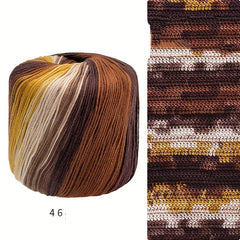 1pc DIY Knitting Crochet Cotton Thread All Cotton Dyed Wool Thread 132 89 Meter