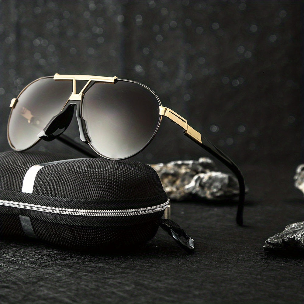 Men's Anti Light Dustproof Sunglasses Casual Steampunk Style