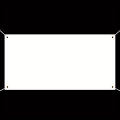 Blank Banners DIY Signs Polyester Oxford Cloth Paintable Sublimation Banner