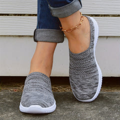 Women's Knitted Sock Shoes Breathable Low Top Slip On Shoes