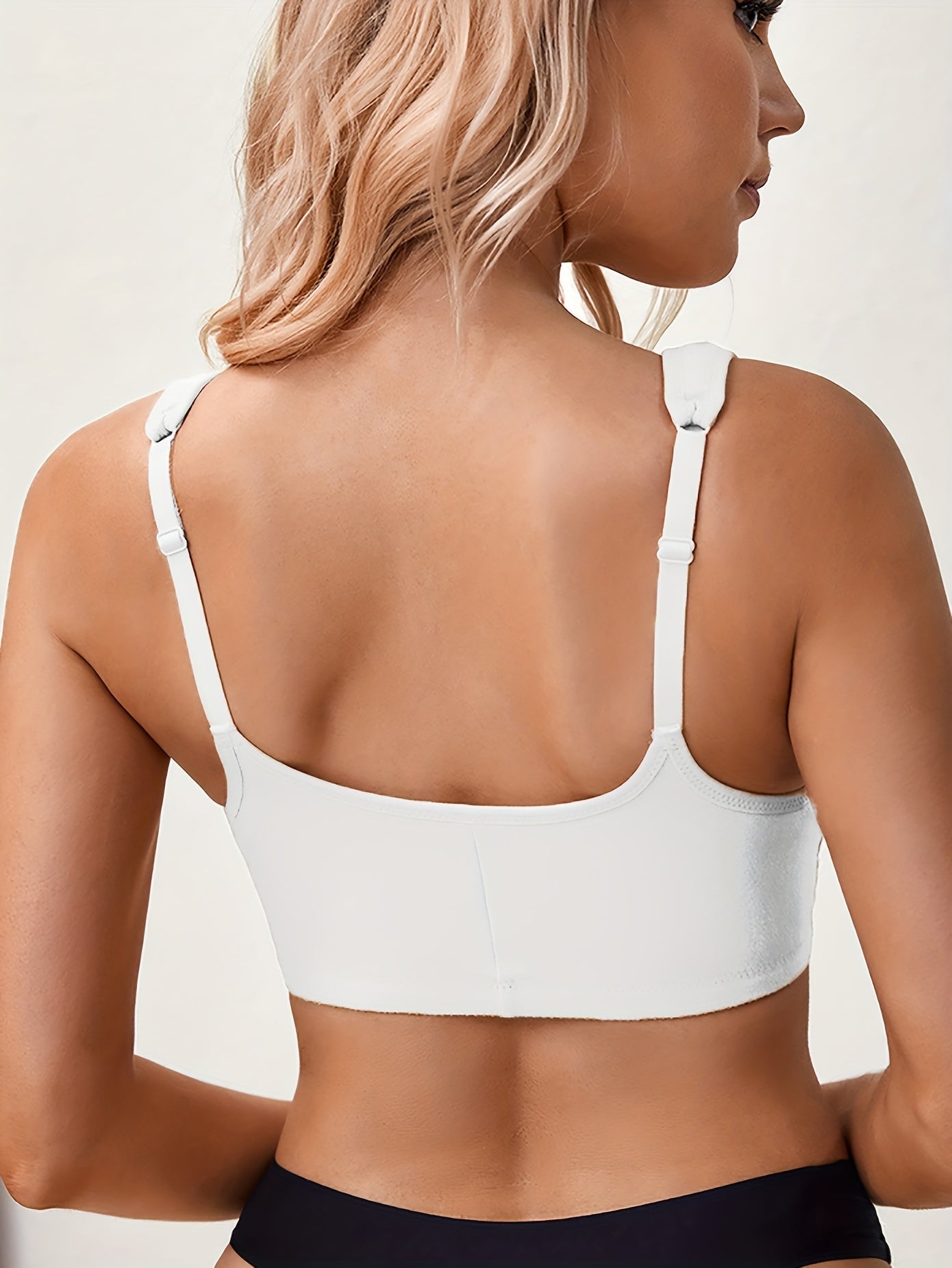 Front Buckle Wireless Bra Comfy & Breathable Intimates Bra