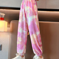 Girls Anti-mosquito Pants Loose Summer Sports Pants