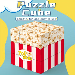 Popcorn Cube Creative Personality UV Printing 3D Building Block Toy
