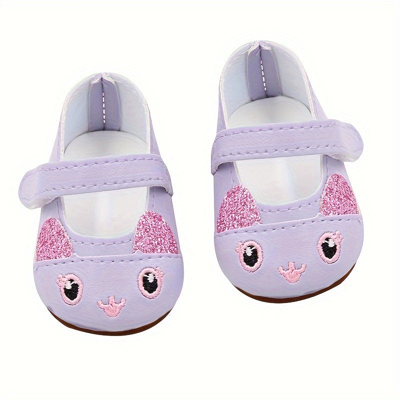 18 Inch American Doll Shoes Set for Reborn Doll Dress Up Toy