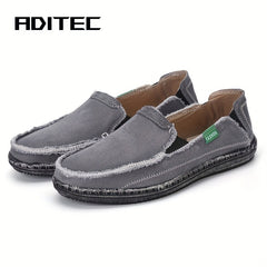 Men's Slip On Shoes Cloth Shoes Deck Shoes Casual Loafers