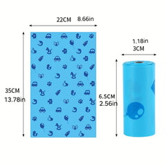 60 Dog Poop Bags Leak Proof Waste Bags For Pet Outdoors