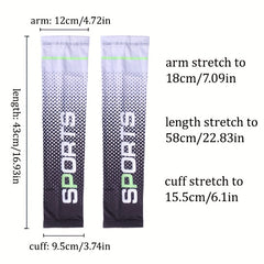 1 Pair Summer Outdoor UV Protection Arm Sleeves for Cycling