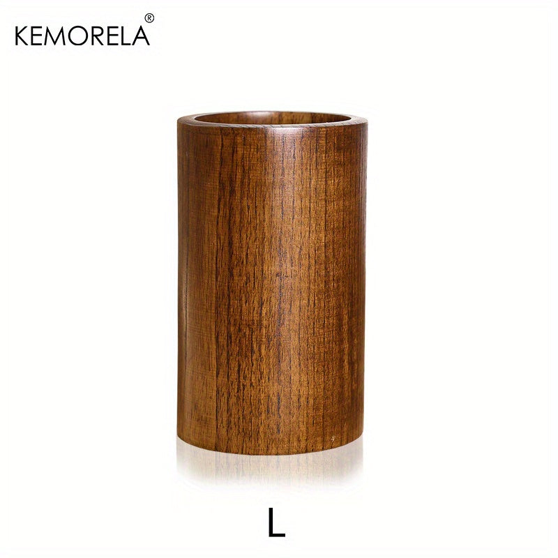 Wooden Kitchen Utensil Holder with Chopsticks Cage and Pen Holders