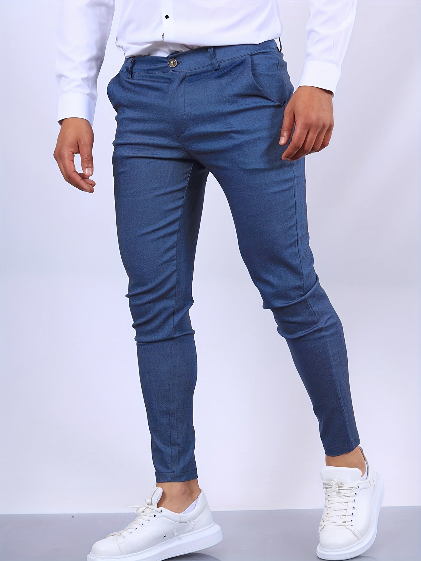 Men's Slim Fit Vintage Style Dress Pants