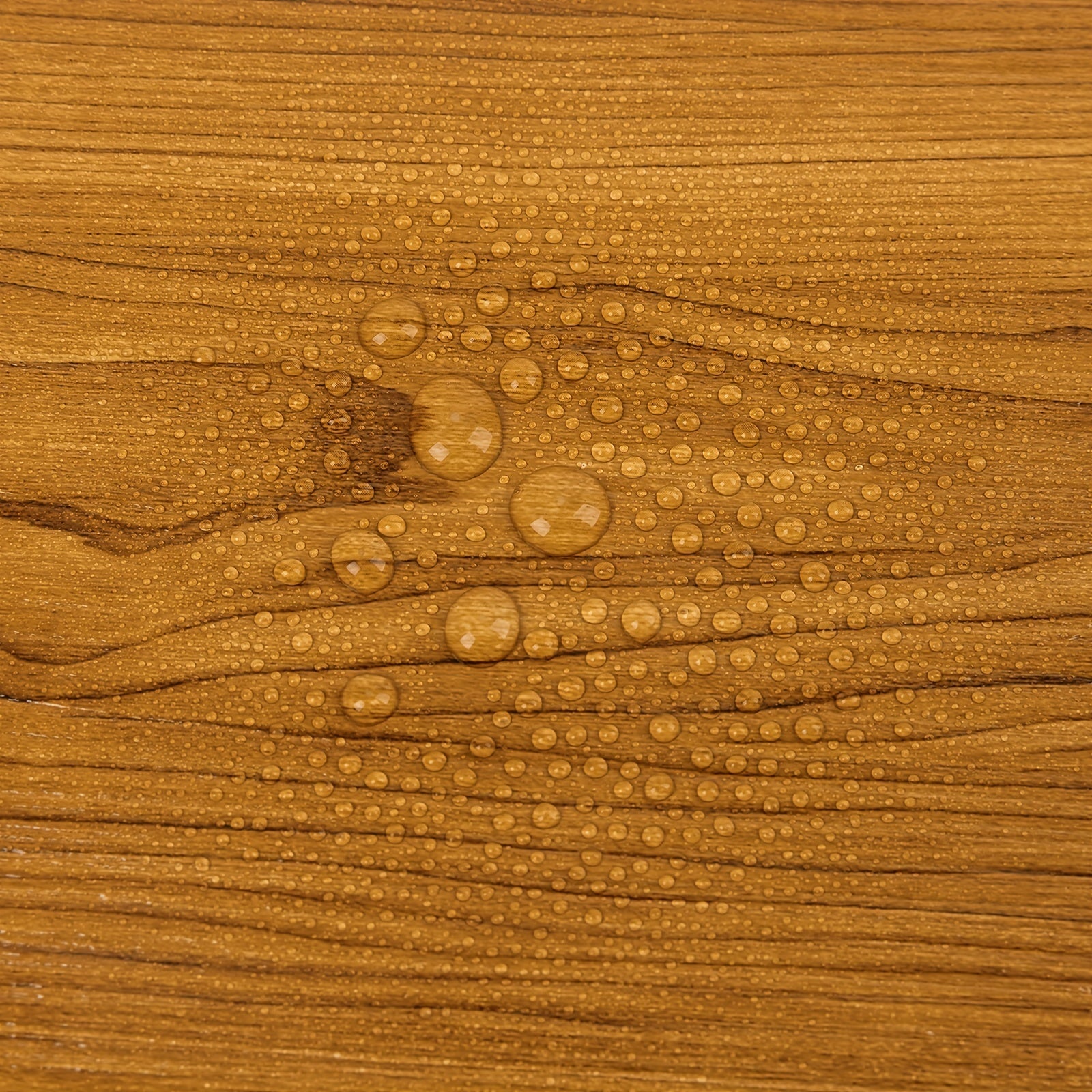 5pcs Wood Grain Adhesive Floor Tiles Stickers PVC Waterproof Peel And Stick Tile