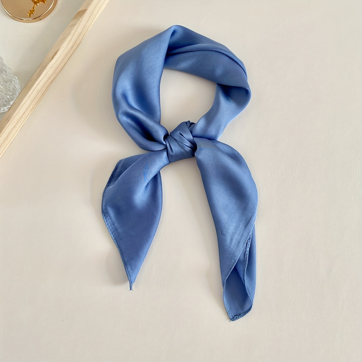 98cm Satin Head Neck Scarf Silk Feeling Hip hop Scarf For Girls
