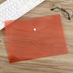 5pcs Plastic Office File Document Bags