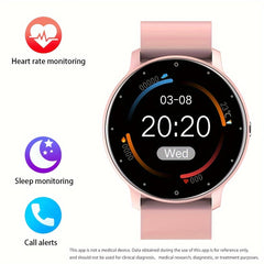 Waterproof Smart Watch Full Touch Screen Silicone Band