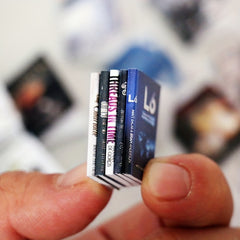 1pc Dollhouse Book Mini Page Turner Book Pocket Magazine Dolls House Accessories