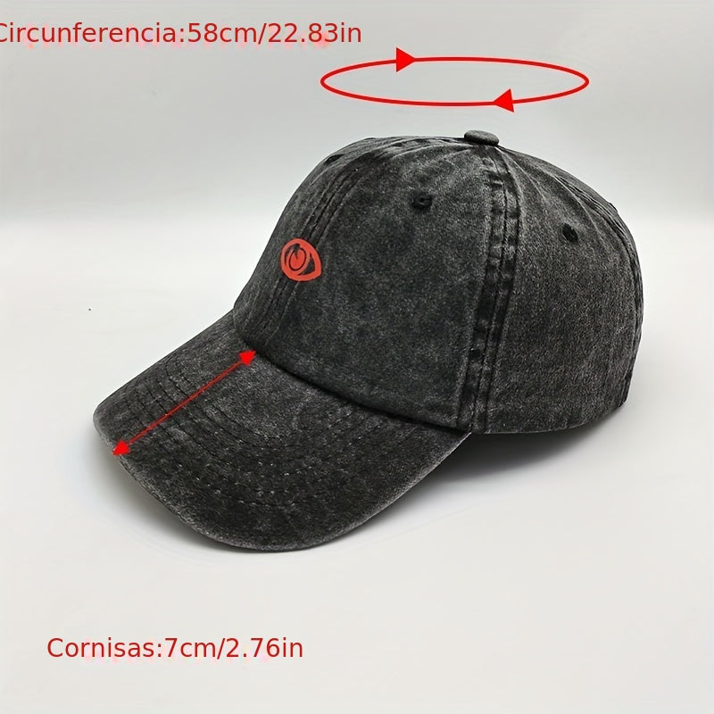 Eye Print Vintage Baseball Cap For Men Women