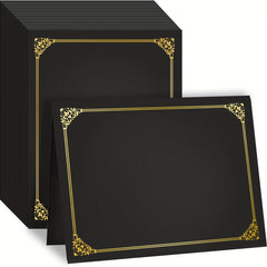 1pc Diploma Cover Golden Foil Border Letter Size