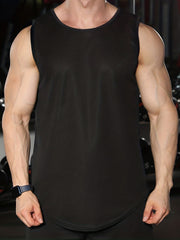 Men's Sleeveless Workout Tank Top Active Stretch Breathable Loose Fit