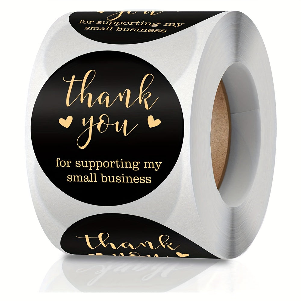 500pcs Thank You Sticker Gift Sealing Stickers Flower Letter Scrapbooking