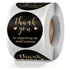 500pcs Thank You Sticker Gift Sealing Stickers Flower Letter Scrapbooking
