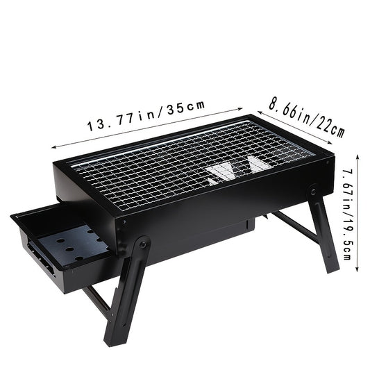 Portable Charcoal Grill Folding BBQ Grill for Camping Hiking Picnics