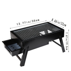 Portable Charcoal Grill Folding BBQ Grill for Camping Hiking Picnics
