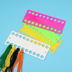 Plastic Threading Board Embroidery Thread Organizer 20 Positions