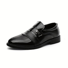 Men's Formal Leather Dress Shoes Low Top Slip On