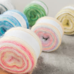 Gradient Mohair Wool for Crocheting & Knitting, Soft & Colorful