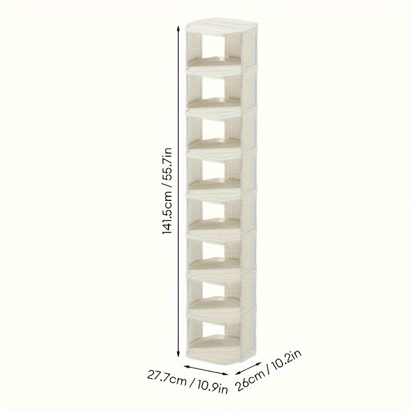 Stackable Small Shoe Rack Entry Door Shoe Cabinet Space Saving Shoe Storage