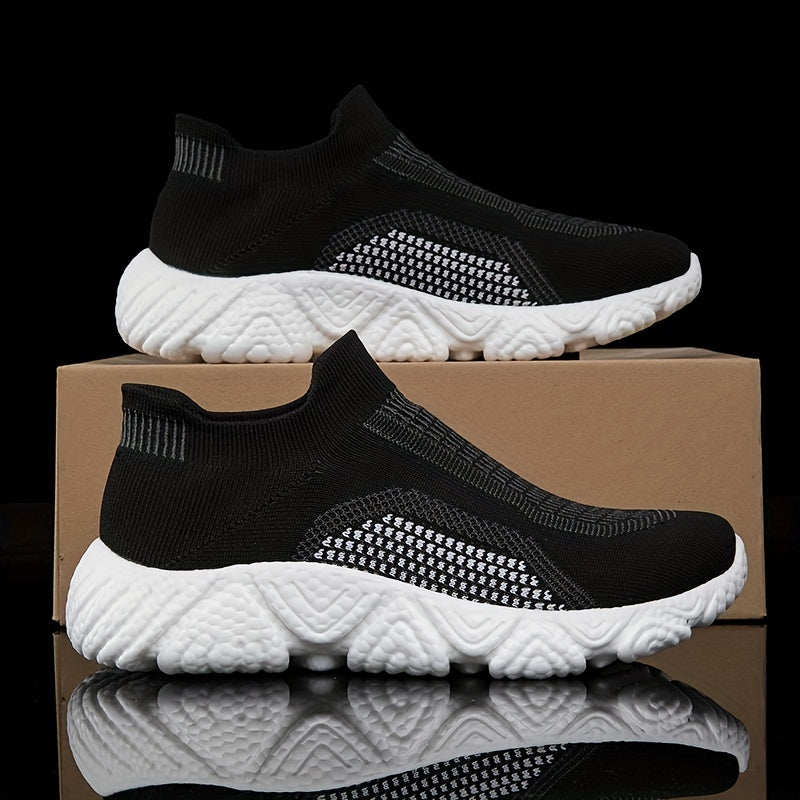 Men's Breathable Slip On Casual Shoes Lightweight Sock Shoes