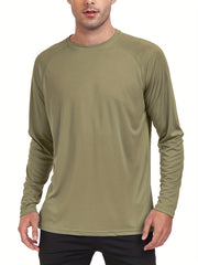 Men's UPF50 Sun Protection T-shirt Quick Dry Long Sleeves