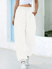 Women's High Waist Elastic Sweatpants